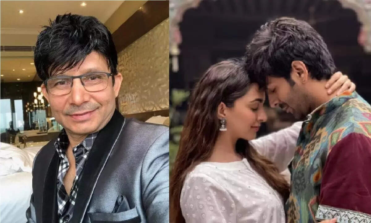 KRK made a big claim on Karthik Aryan's Satyaprem ki katha .